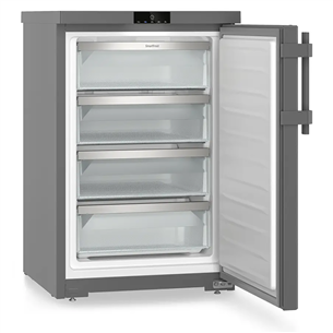 Liebherr pure, SmartFrost, 107 L, height 85 cm, dark grey - Freezer