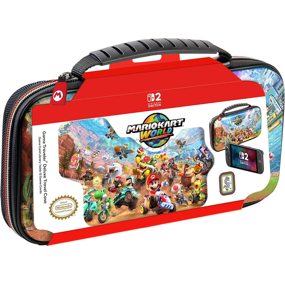 RDS Industries Deluxe Mario Kart World Travel Case, Nintendo Switch/Switch 2 - Чехол для переноски