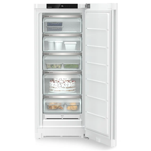 Liebherr pure NoFrost, 200 L, height 146 cm, white - Freezer