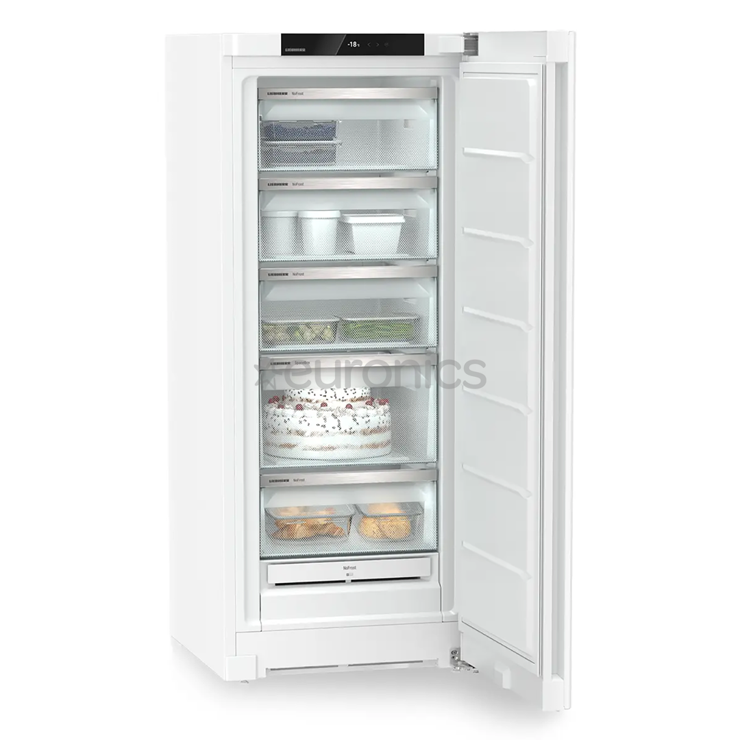 Liebherr pure NoFrost, 200 L, height 146 cm, white - Freezer