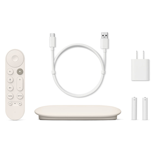 Google TV Streamer 4K, balta - Straumēšanas ierīce