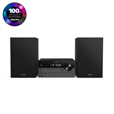 Philips TAM4505M2 Micro Music System, 2.0, melna - Mūzikas sistēma