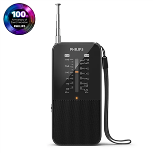 Philips TAR1509, melna - Radio TAR1509/00
