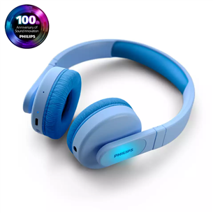 Philips TAK4206BL/00, blue - Wireless headphones for kids
