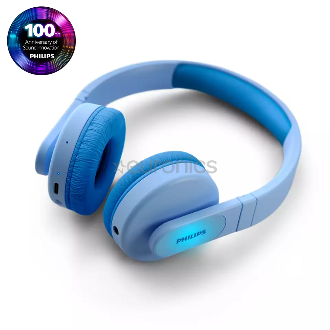 Philips TAK4206BL/00, zila - Bezvadu austiņas bērniem