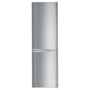 Liebherr, SmartFrost, 296 L, height 182 cm, silver - Refrigerator CUELE3331