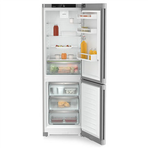 Liebherr, Pure NoFrost, 330 L, augstums 186 cm, sudraba - Ledusskapis
