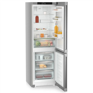Liebherr, Pure NoFrost, 330 L, augstums 186 cm, sudraba - Ledusskapis