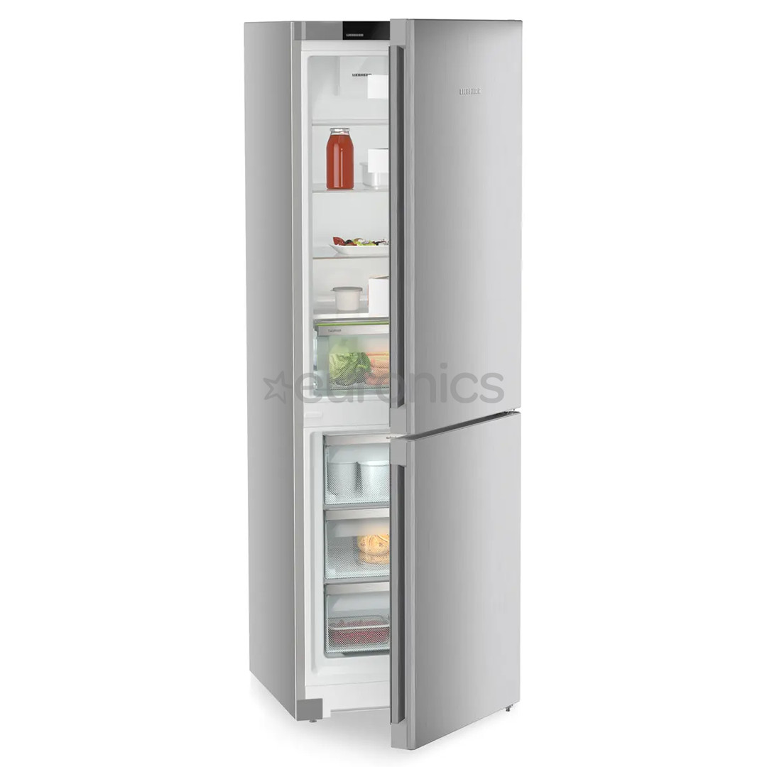 Liebherr, Pure NoFrost, 330 L, augstums 186 cm, sudraba - Ledusskapis