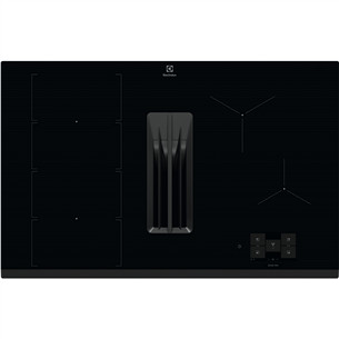 Electrolux 900 XT SensePro, width 80 cm, black - Built-in induction ExtractorHob ECC8549