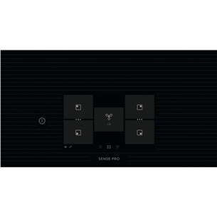 Electrolux 900 XT SensePro, width 80 cm, black - Built-in induction ExtractorHob