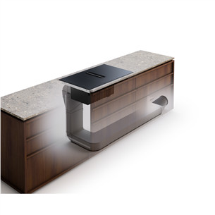 Electrolux 900 XT SensePro, width 80 cm, black - Built-in induction ExtractorHob