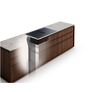 Electrolux 900 XT SensePro, platums 80 cm, melna - Iebūvējama indukcijas plīts virsma ar tvaika nosūcēju