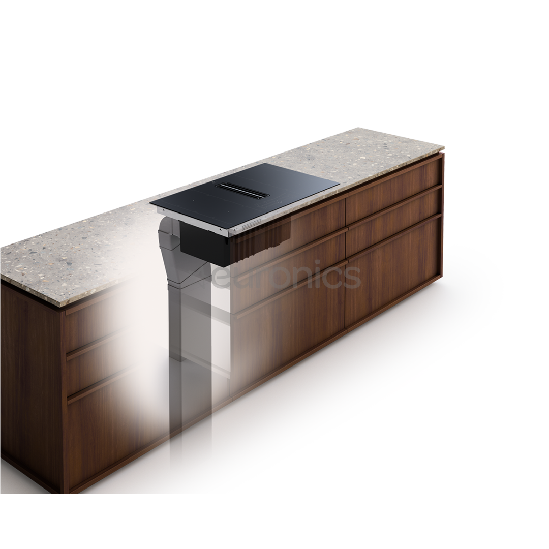 Electrolux 900 XT SensePro, platums 80 cm, melna - Iebūvējama indukcijas plīts virsma ar tvaika nosūcēju