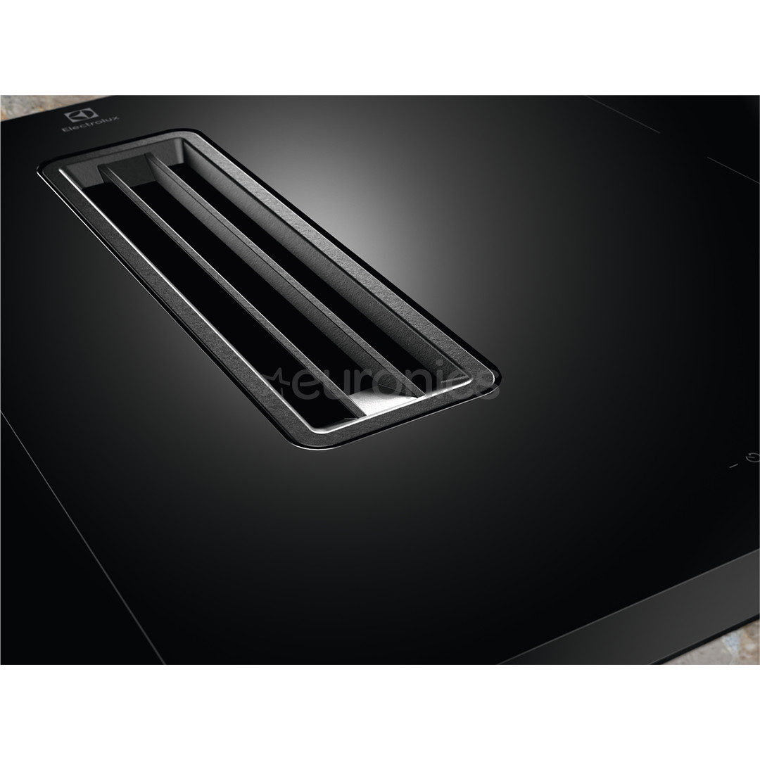 Electrolux 900 XT SensePro, width 80 cm, black - Built-in induction ExtractorHob