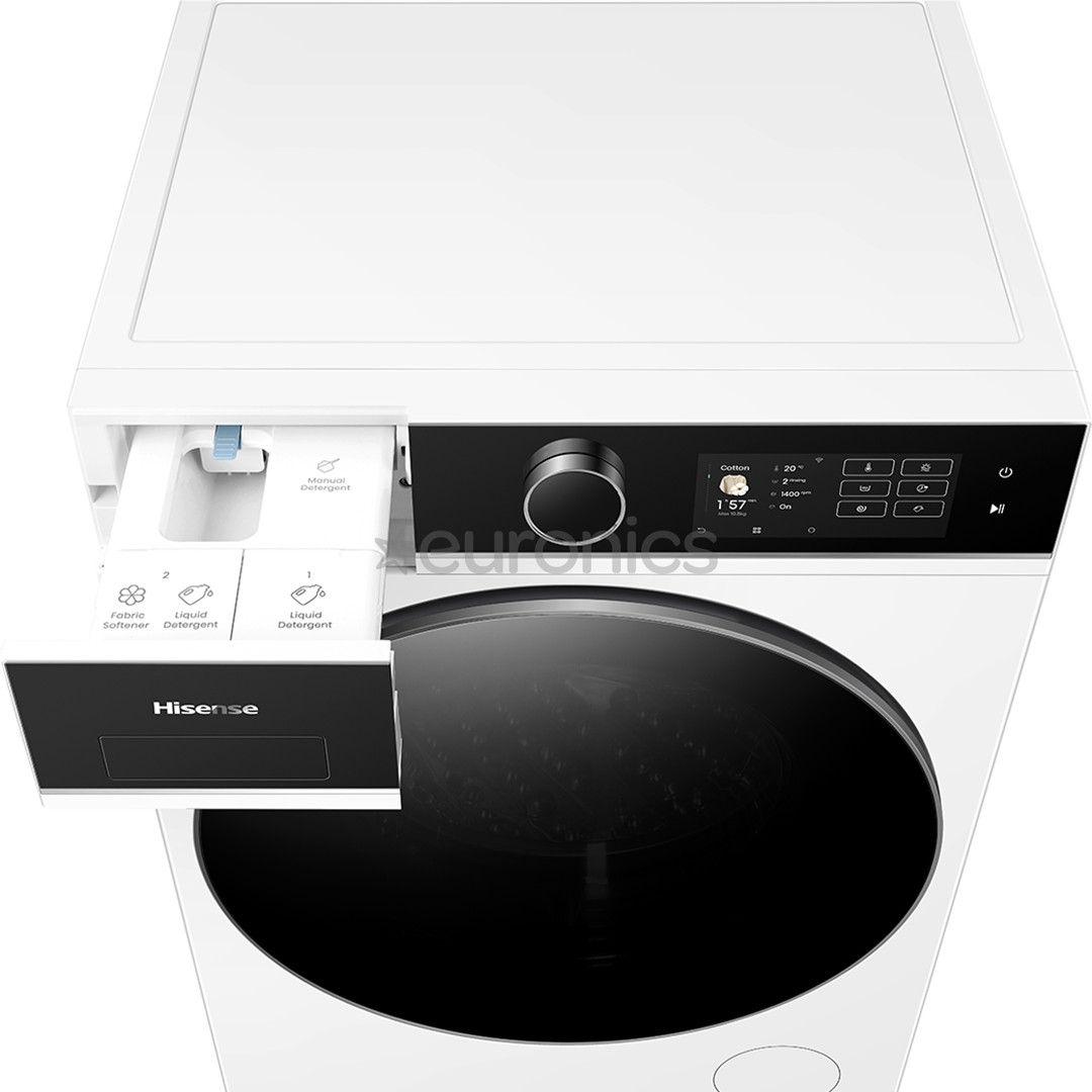 Hisense 10.5 kg / 6 kg, depth 55 cm, 1400 rpm - Washer-dryer combo