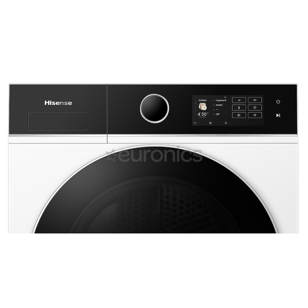 Hisense, heat pump, 10 kg, depth 64 cm - Clothes dryer