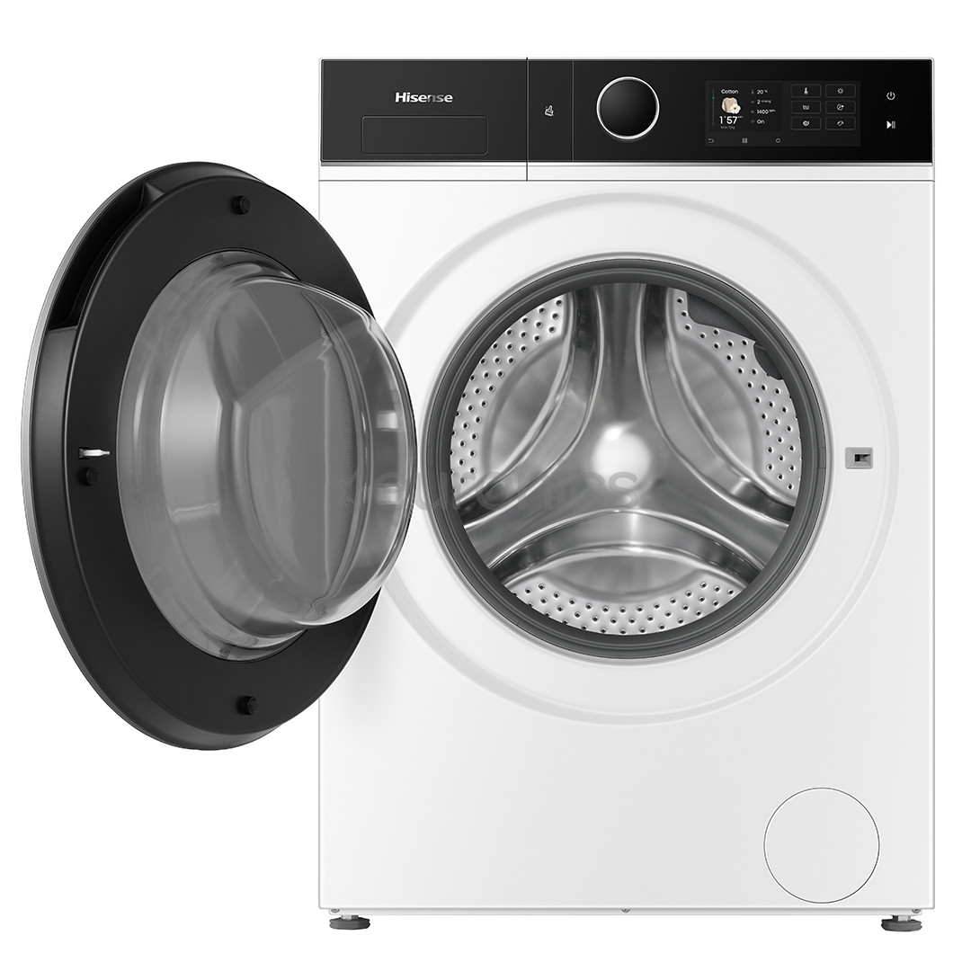 Hisense, heat pump, 12 kg / 8 kg, depth 59.5 cm, 1400 rpm - Washer-Dryer Combo