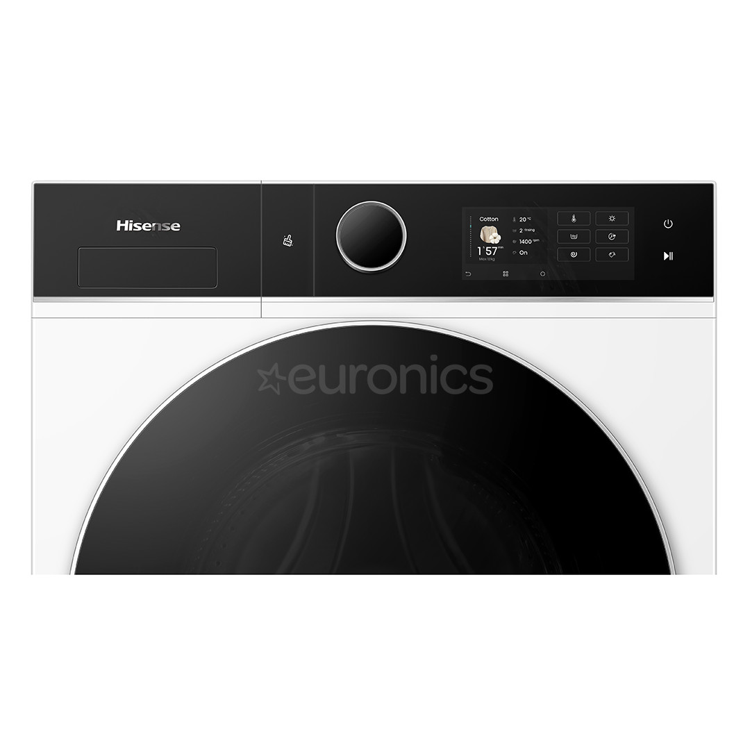 Hisense, heat pump, 12 kg / 8 kg, depth 59.5 cm, 1400 rpm - Washer-Dryer Combo
