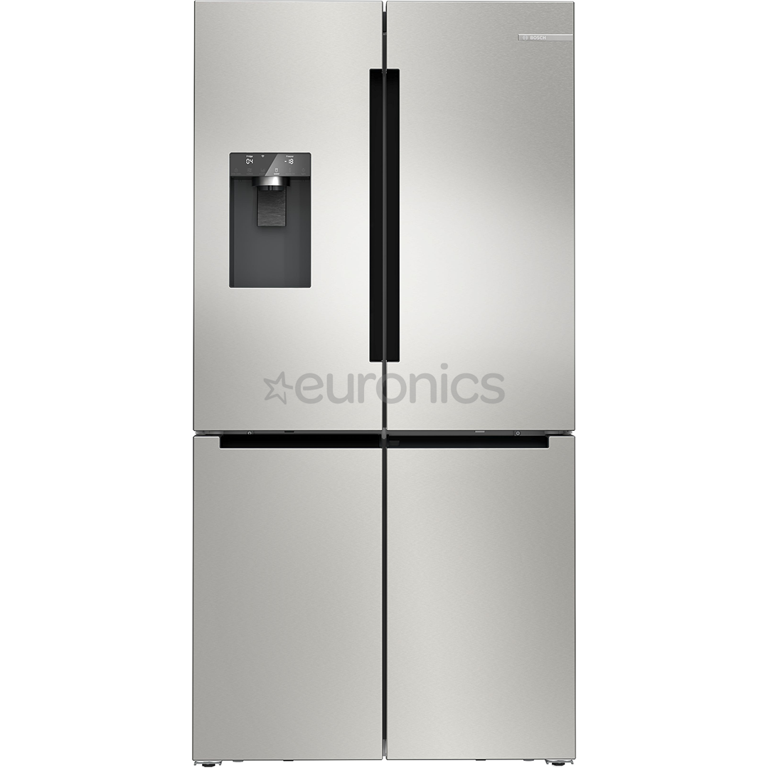 Bosch Series 6, French Door, 574 L, height 183 cm, stainless steel - SBS Refrigerator