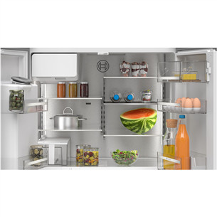 Bosch Series 6, French Door, 574 L, height 183 cm, stainless steel - SBS Refrigerator
