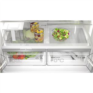 Bosch Series 6, French Door, 574 L, height 183 cm, stainless steel - SBS Refrigerator