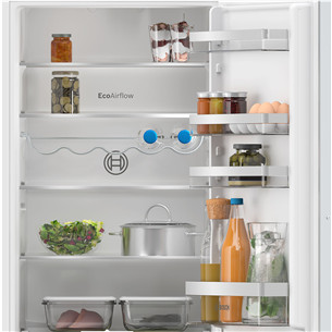 Bosch, Series 4, 270 L, height 178 cm - Built-in refrigerator