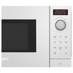 Bosch, 20 л, 800 Вт, белый - Микроволновая печь