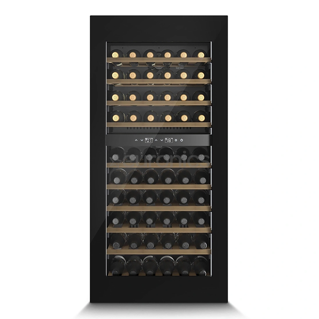 Caso WineDeluxe WD 60, 60 bottles, height 124 cm, black - Built-in wine cooler
