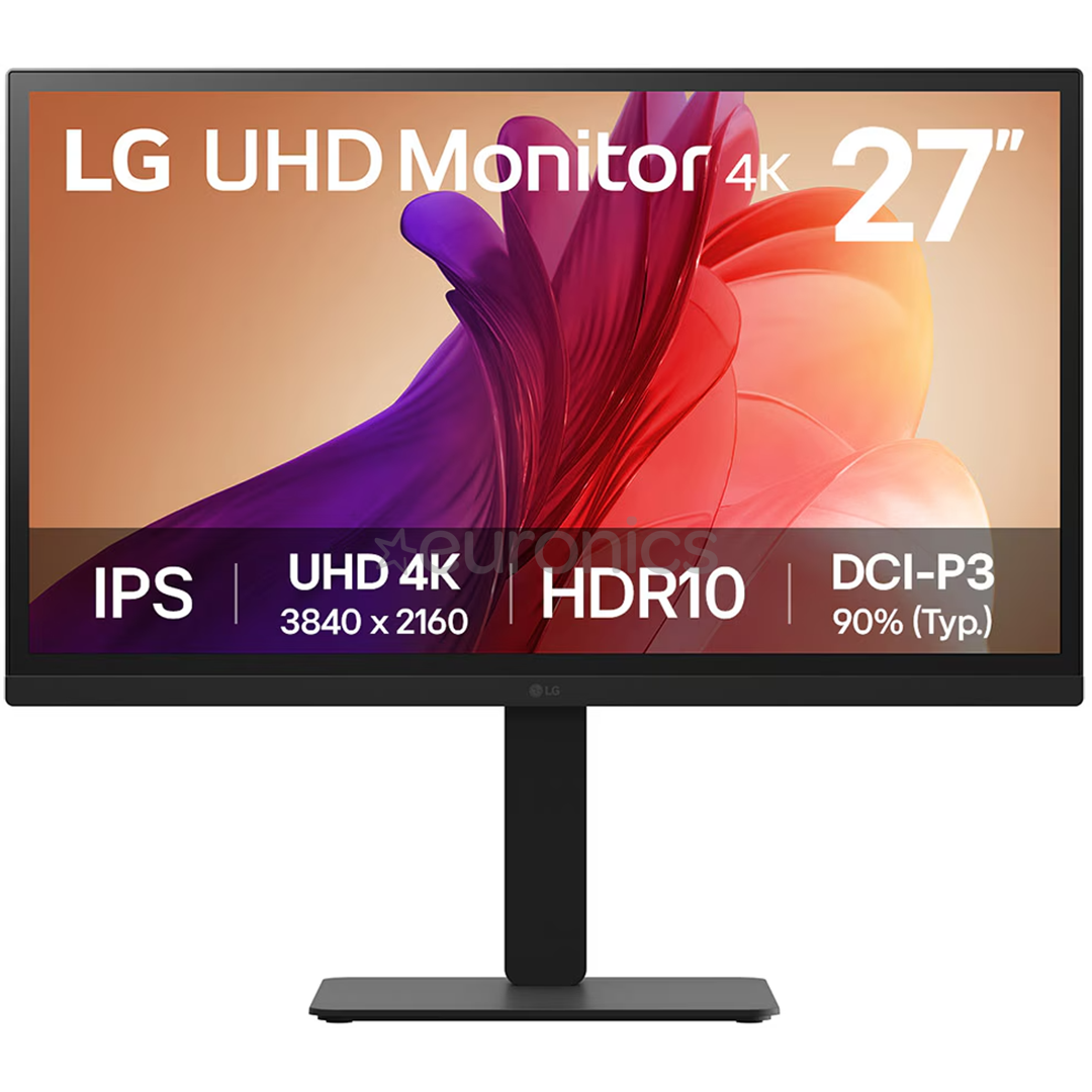 LG BA45U UltraFine, 27'', UHD, IPS, черный - Монитор