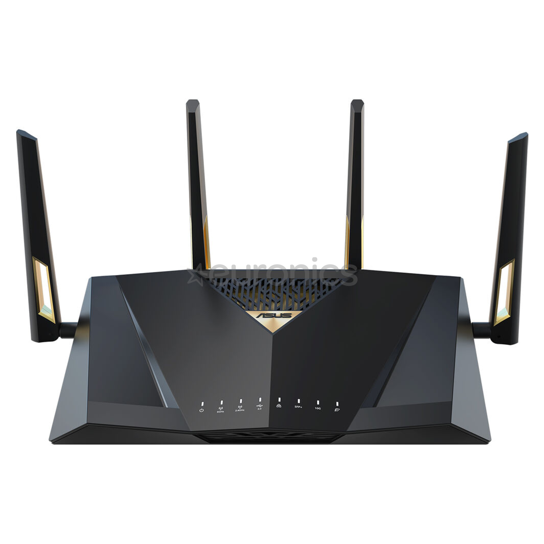 ASUS RT-BE88U WiFi 7, melna - Bezvadu rūteris