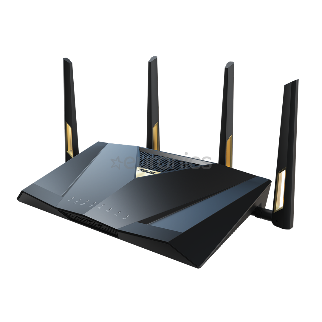 ASUS RT-BE88U WiFi 7, melna - Bezvadu rūteris