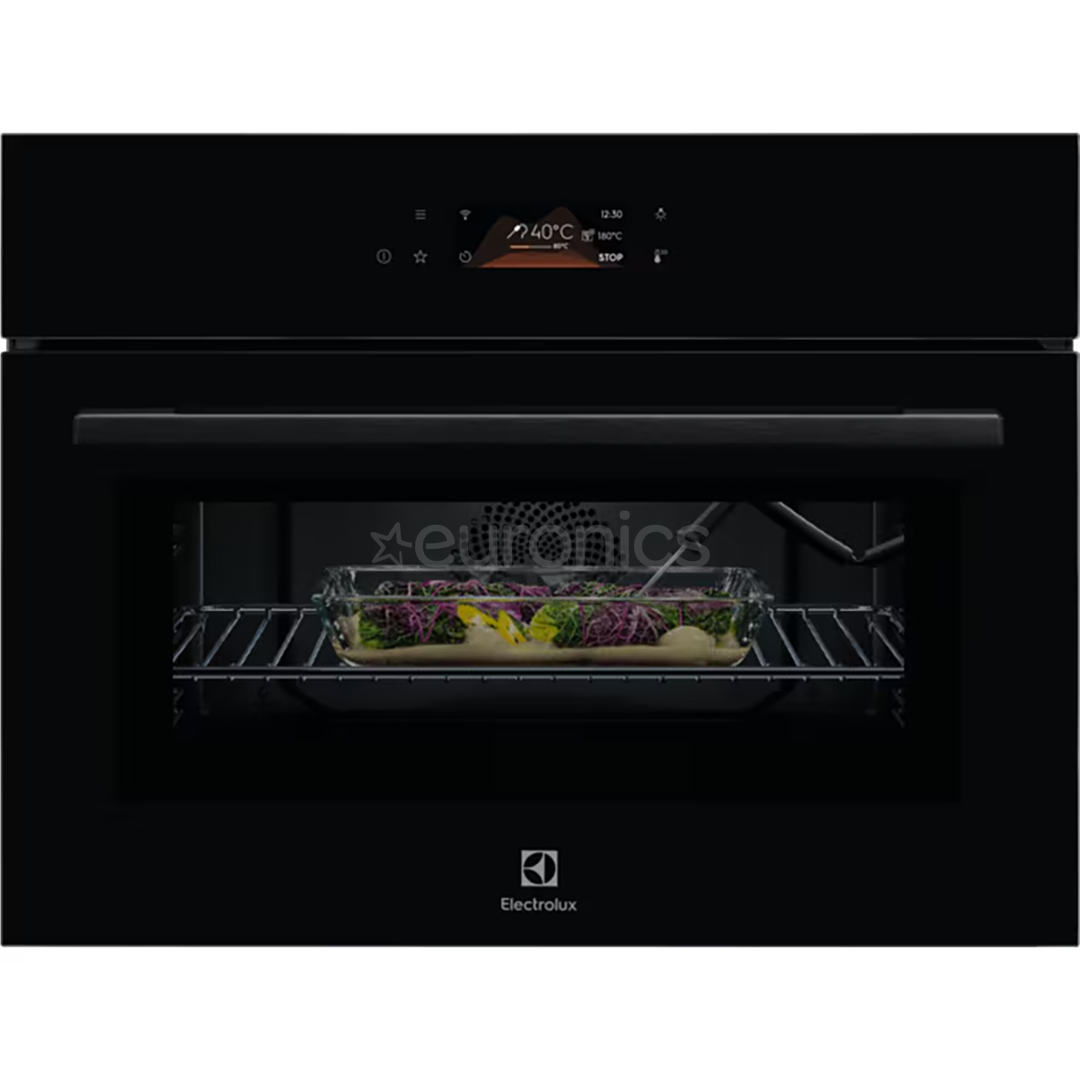 Electrolux 800 Series MealAssist Combiquick®, функция микроволн, 44 л, черный - Интегрируемый компактный духовой шкаф