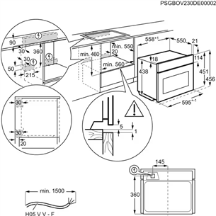 Electrolux 800 Series MealAssist Combiquick®, функция микроволн, 44 л, черный - Интегрируемый компактный духовой шкаф