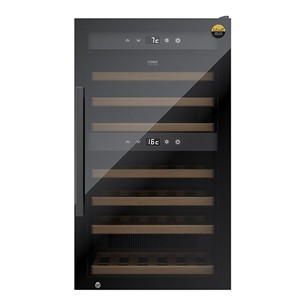 Caso WineExclusive 66 Smart, 66 бутылок, высота 100 см, черный - Винный шкаф 00726