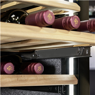 Caso WineDeluxe WD 41, 41 бутылка, высота 90 см - Интегрируемый винный шкаф