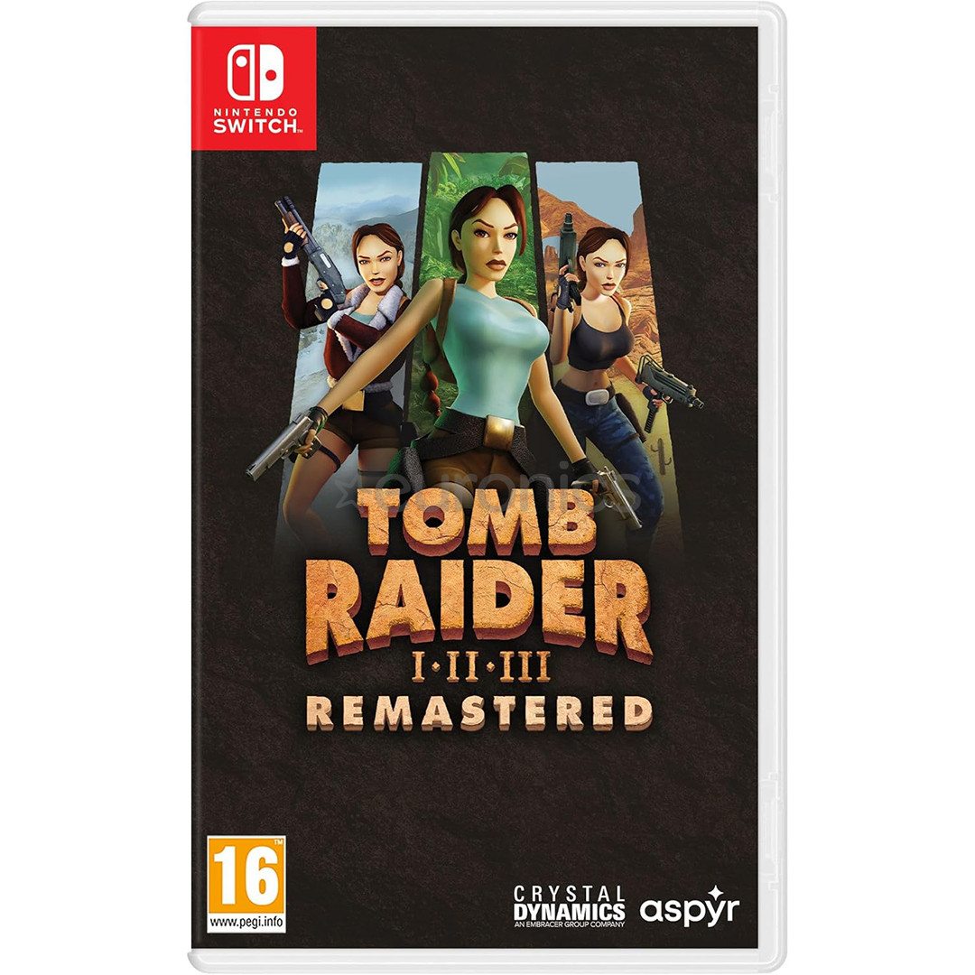Tomb Raider I-II-III Remastered, Nintendo Switch - Spēle