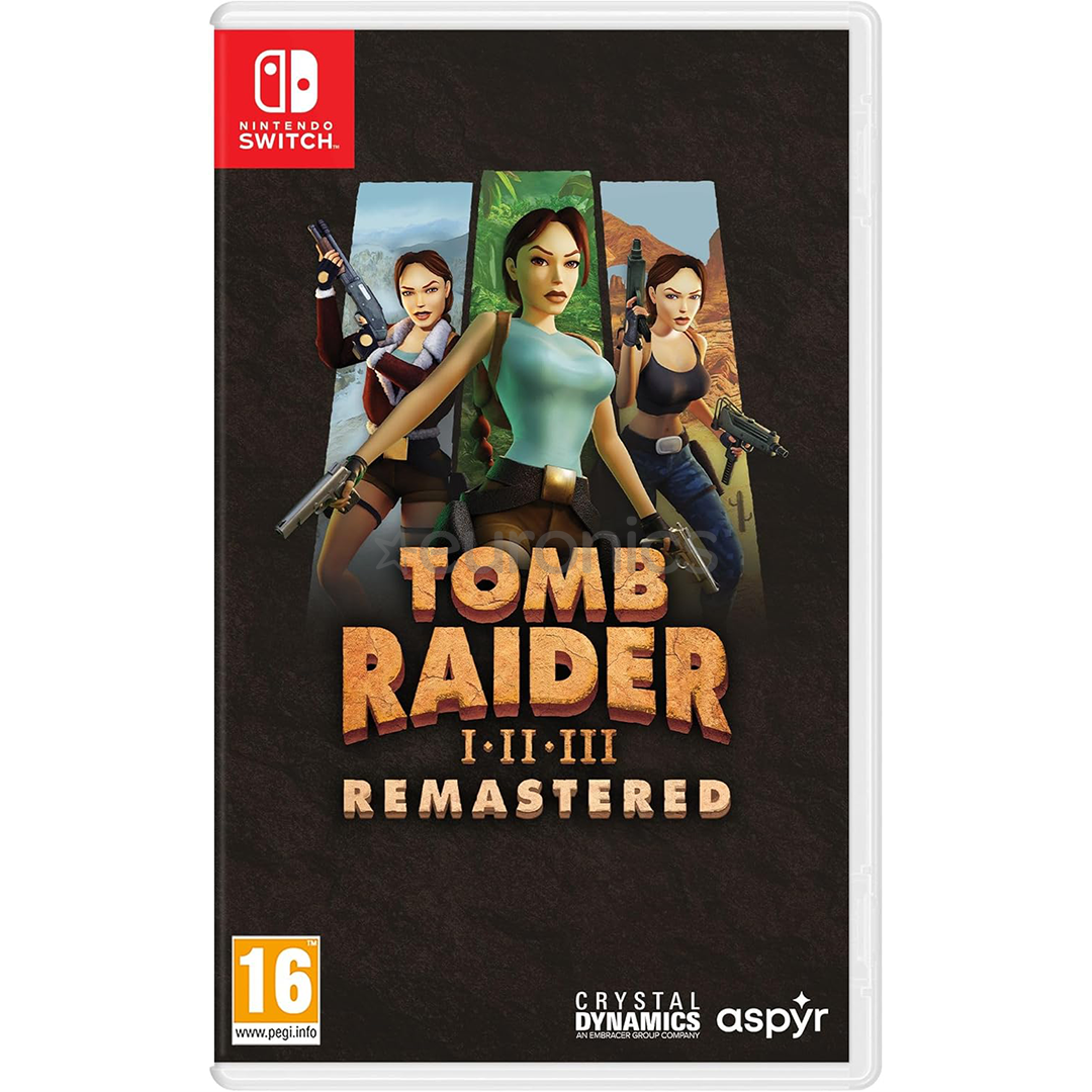 Tomb Raider I-II-III Remastered, Nintendo Switch - Game