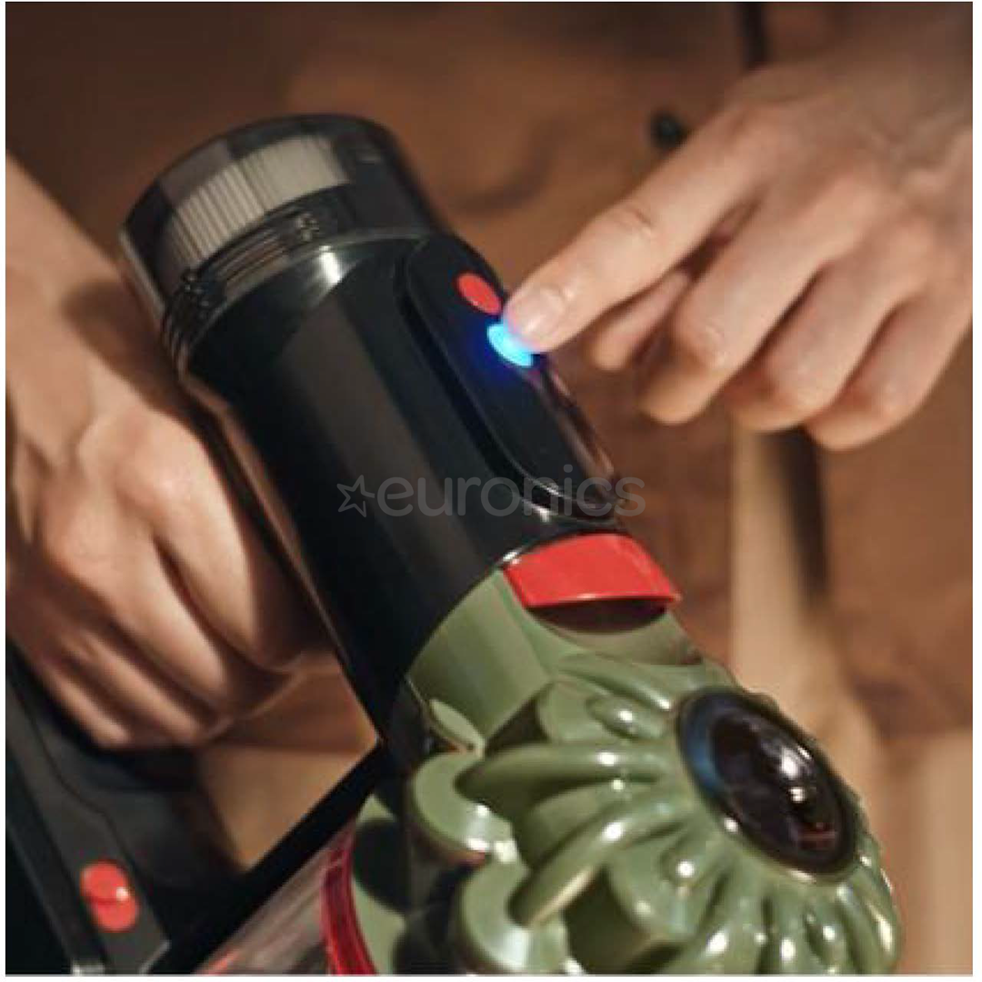 Dyson V8 Cyclone, melna/zaļa - Bezvadu putekļu sūcējs