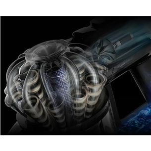 Dyson V8 Cyclone, melna/zaļa - Bezvadu putekļu sūcējs