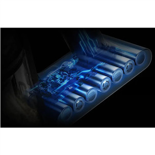 Dyson V8 Cyclone, melna/zaļa - Bezvadu putekļu sūcējs