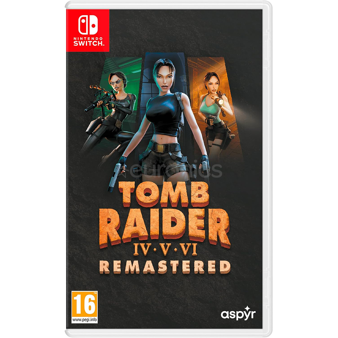 Tomb Raider IV-V-VI Remastered, Nintendo Switch - Game