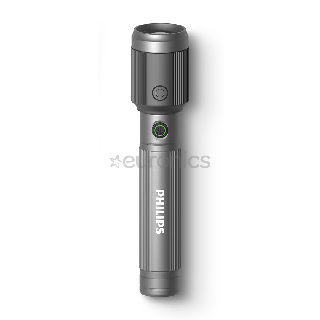 Philips Torch, 650lm, 15W, pelēka - LED lukturis
