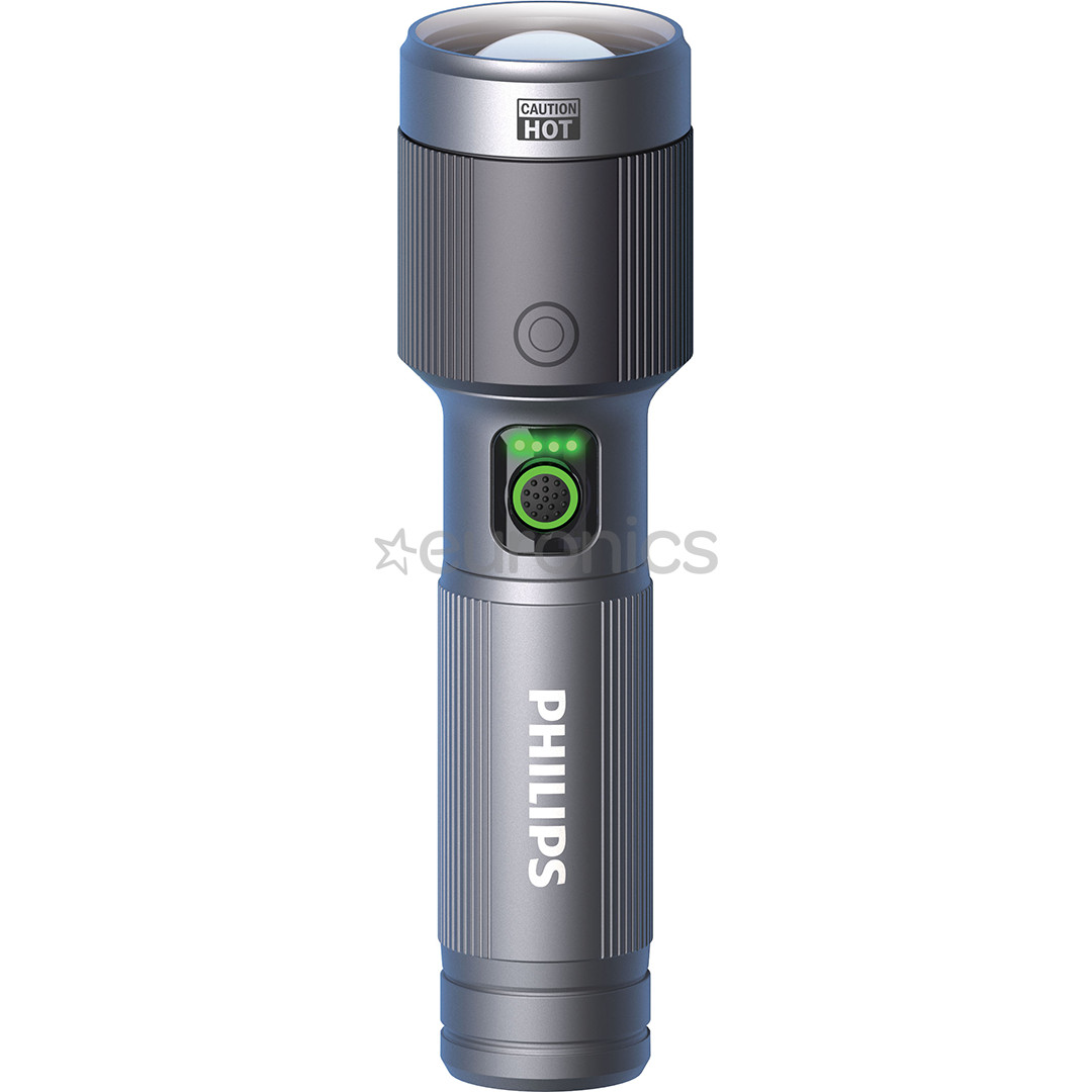 Philips Torch, 1500lm, 30W, pelēka - LED lukturis