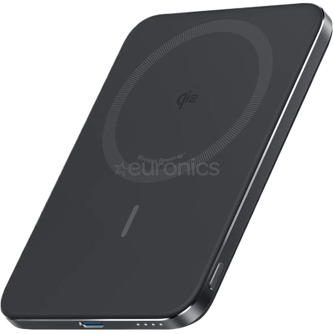 Anker Nano Power Bank, 15 W, 5000 mAh, melna - Portatīvais barošanas avots