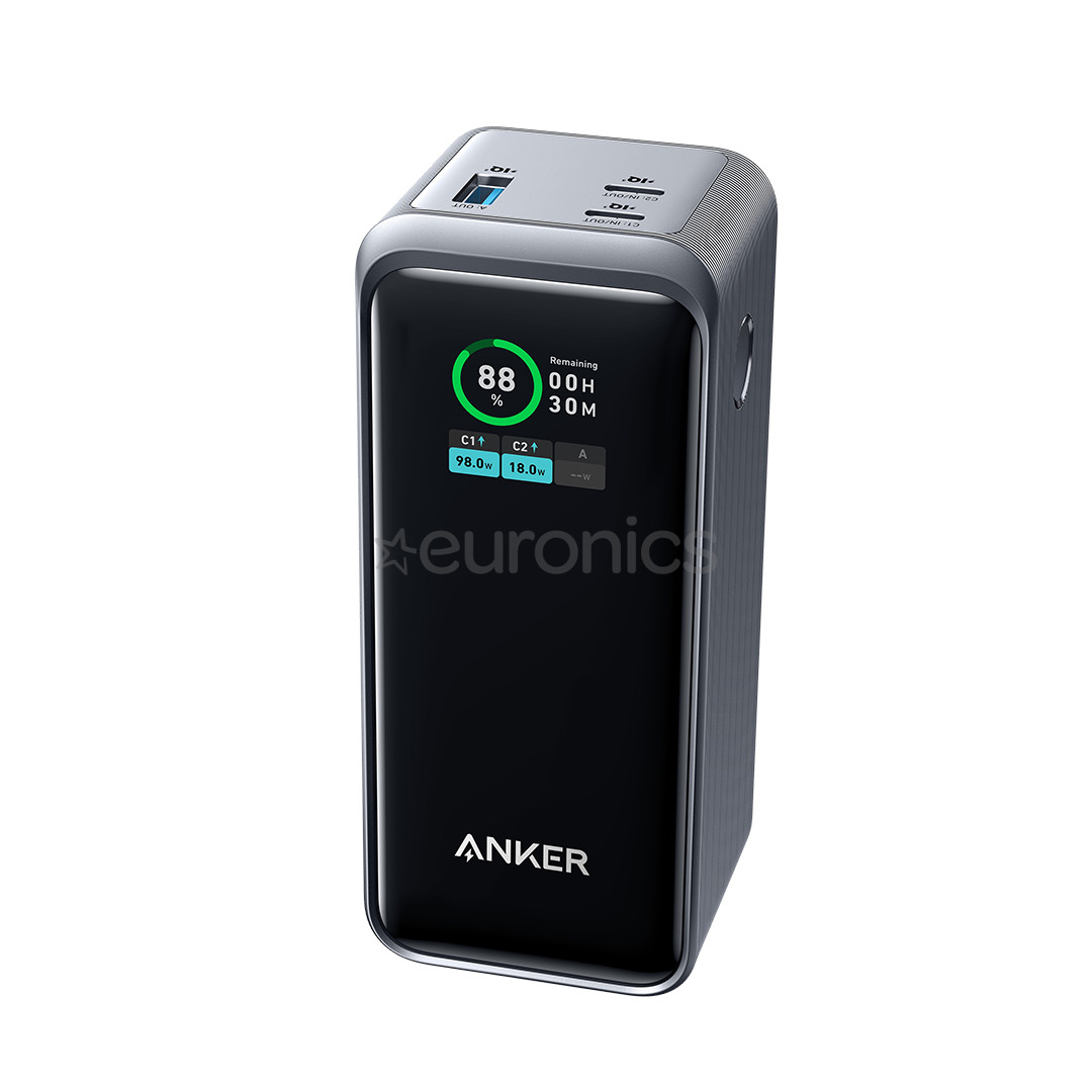 Anker Prime, 200 W, black - Power bank
