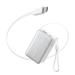 Anker Nano, 10000 mAh, 45 W, white - Power bank A1638H21
