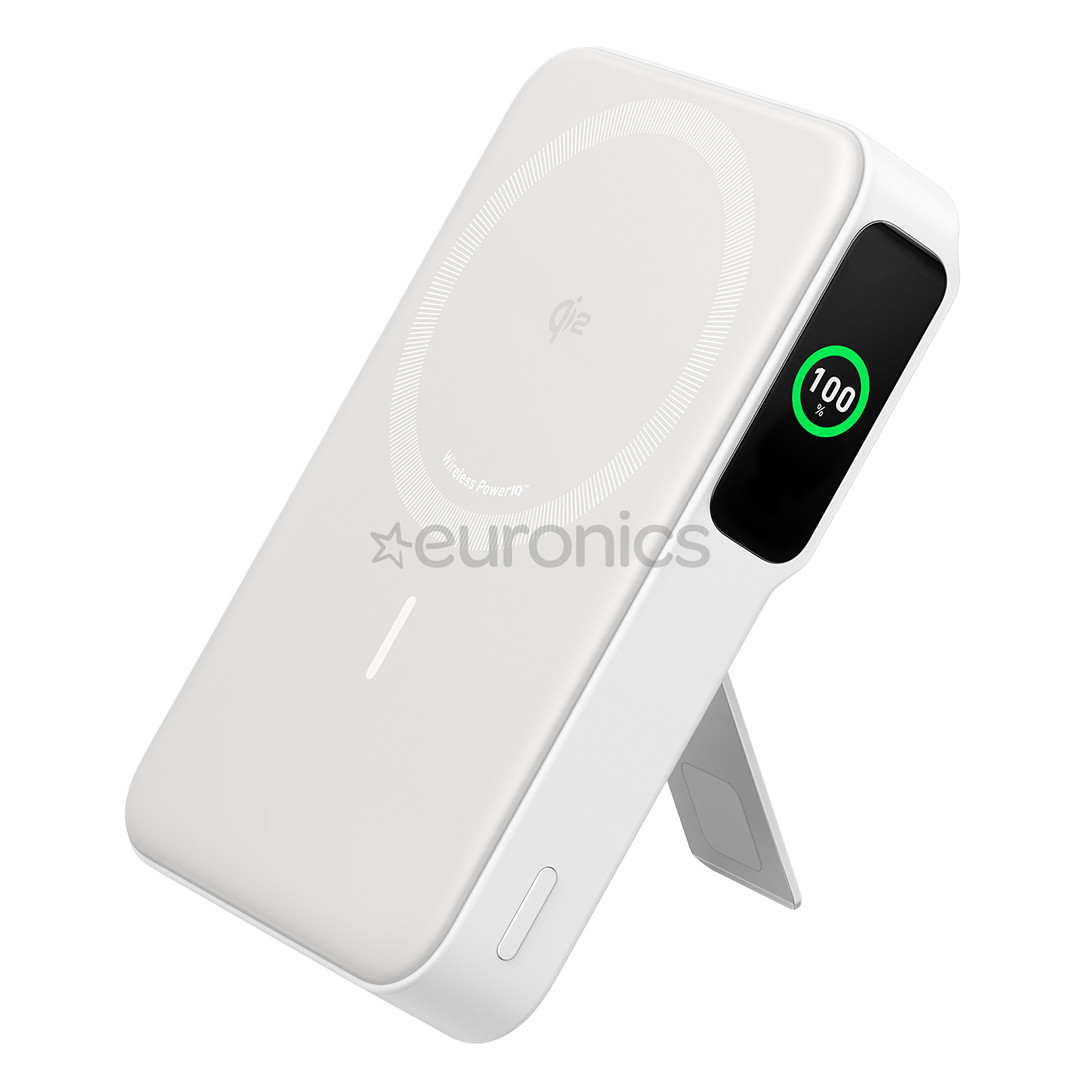 Anker MagGo, 10000 mAh, balta - Portatīvais barošanas avots
