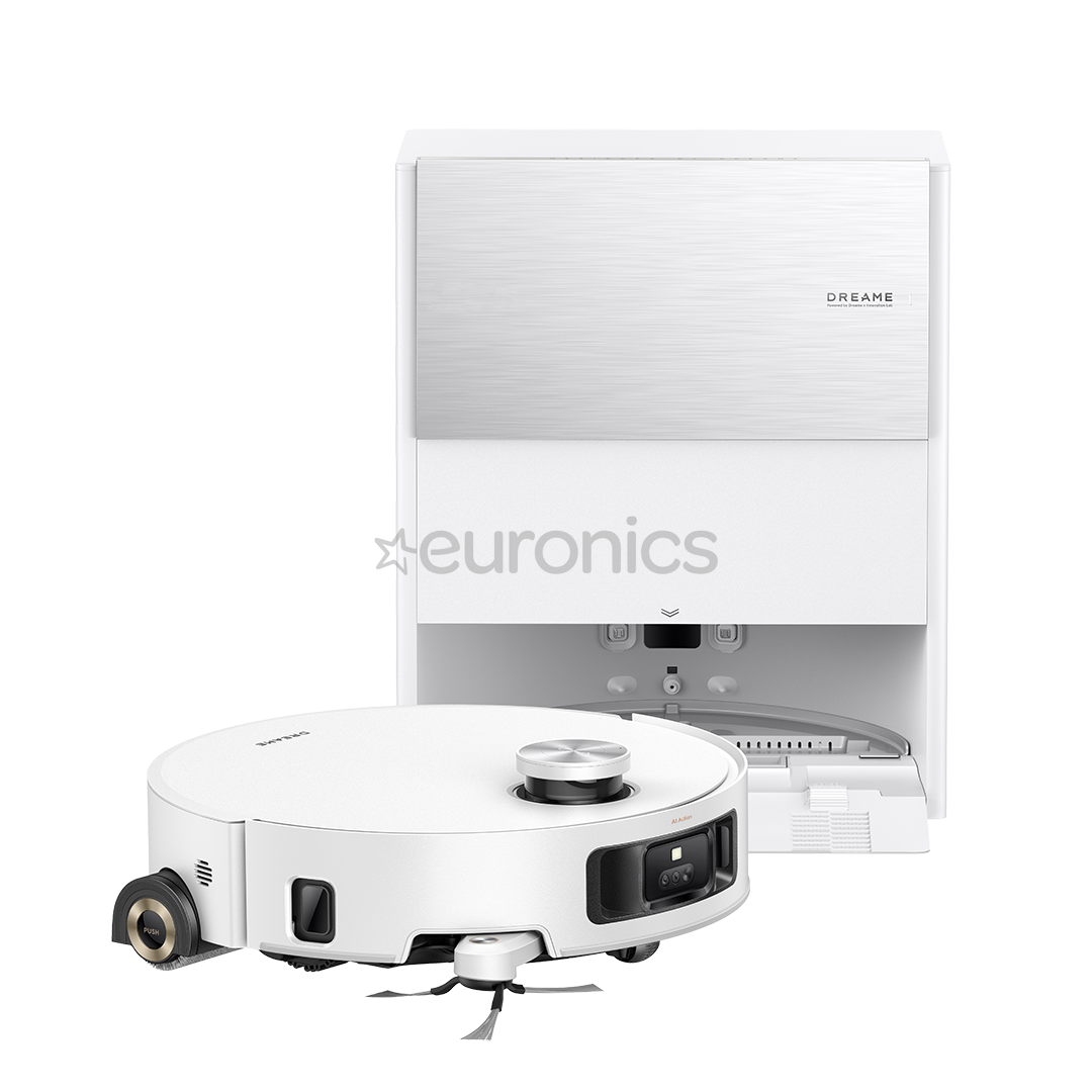 Dreame Aqua10 Roller, Wet & Dry, balta - Robots putekļu sūcējs