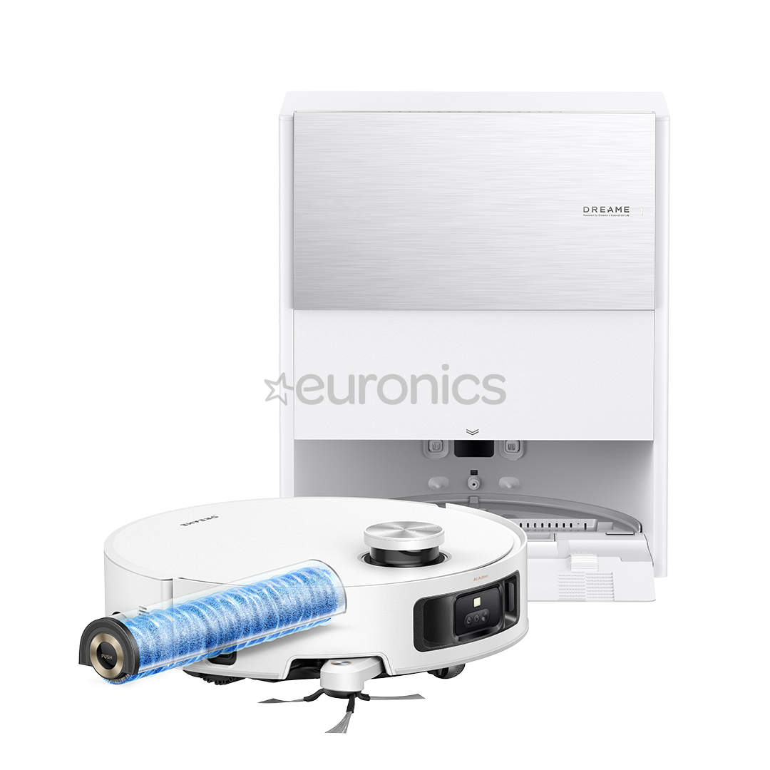 Dreame Aqua10 Roller, Wet & Dry, balta - Robots putekļu sūcējs